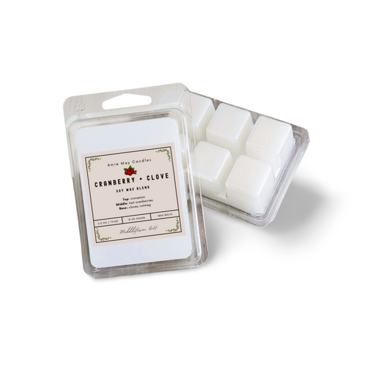 Cranberry + Clove Wax Melts - Wholesale 4 Pack