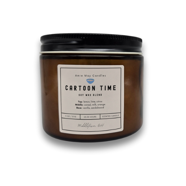 Cartoon Time Double Wick Scented Candle