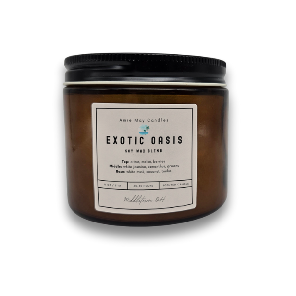 Exotic Oasis Double Wick Scented Candle