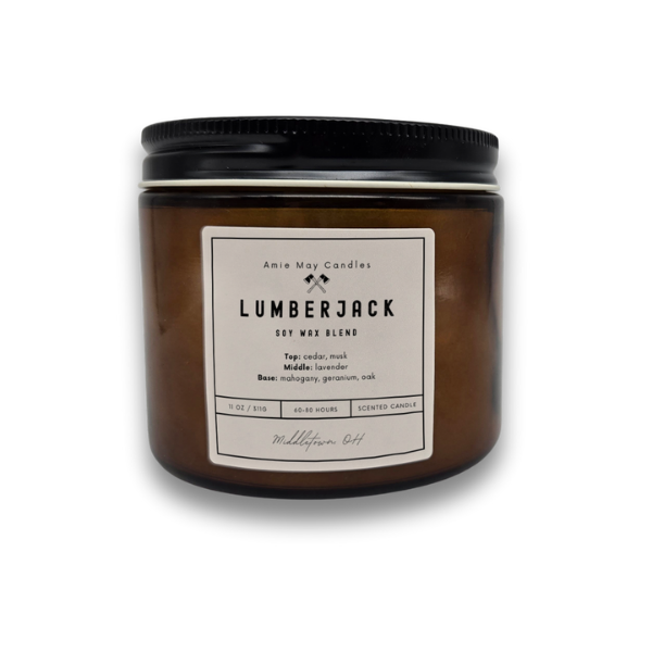 Lumberjack Double Wick Scented Candle