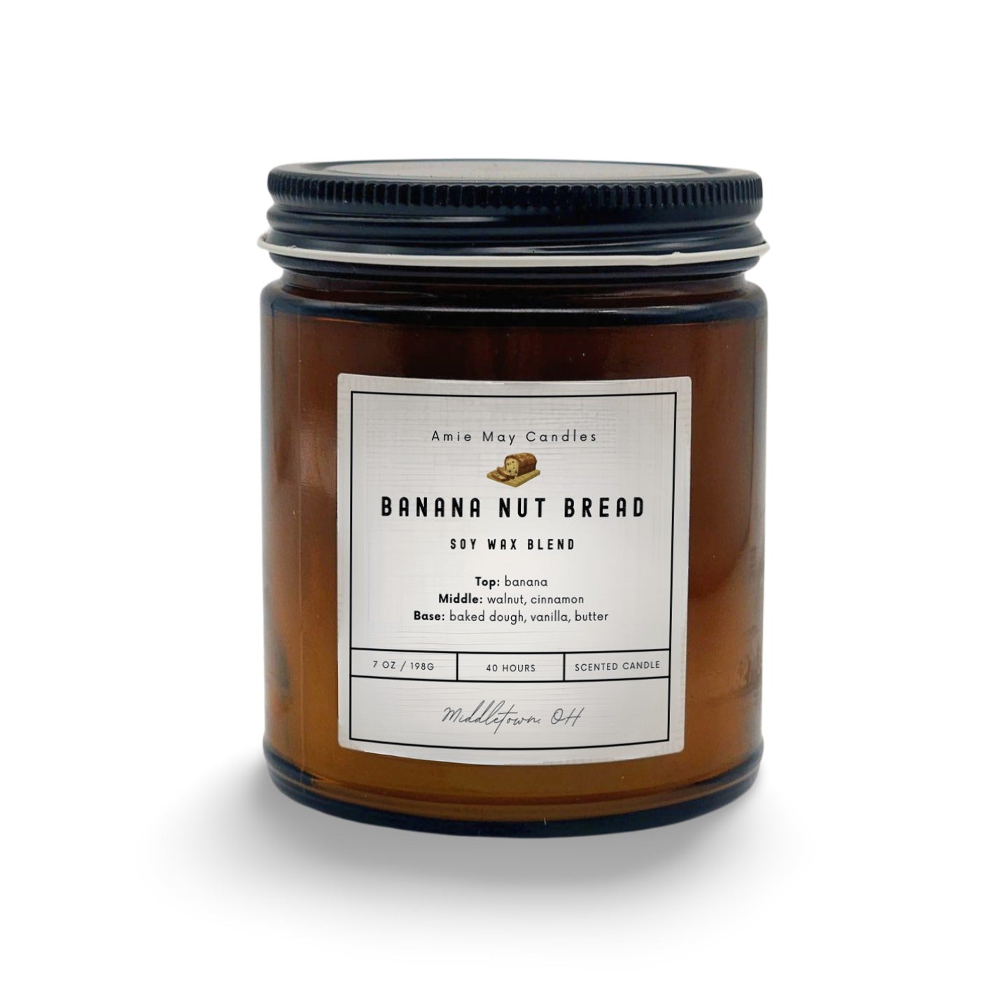 Banana Nut Bread 7oz Candle