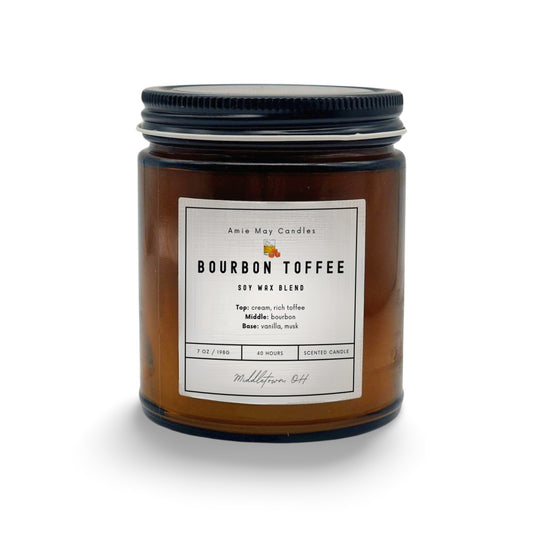 Bourbon Toffee 7oz Scented Candle