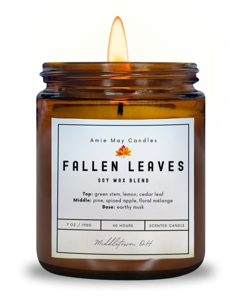 Fallen Leaves 7oz Scented Candle