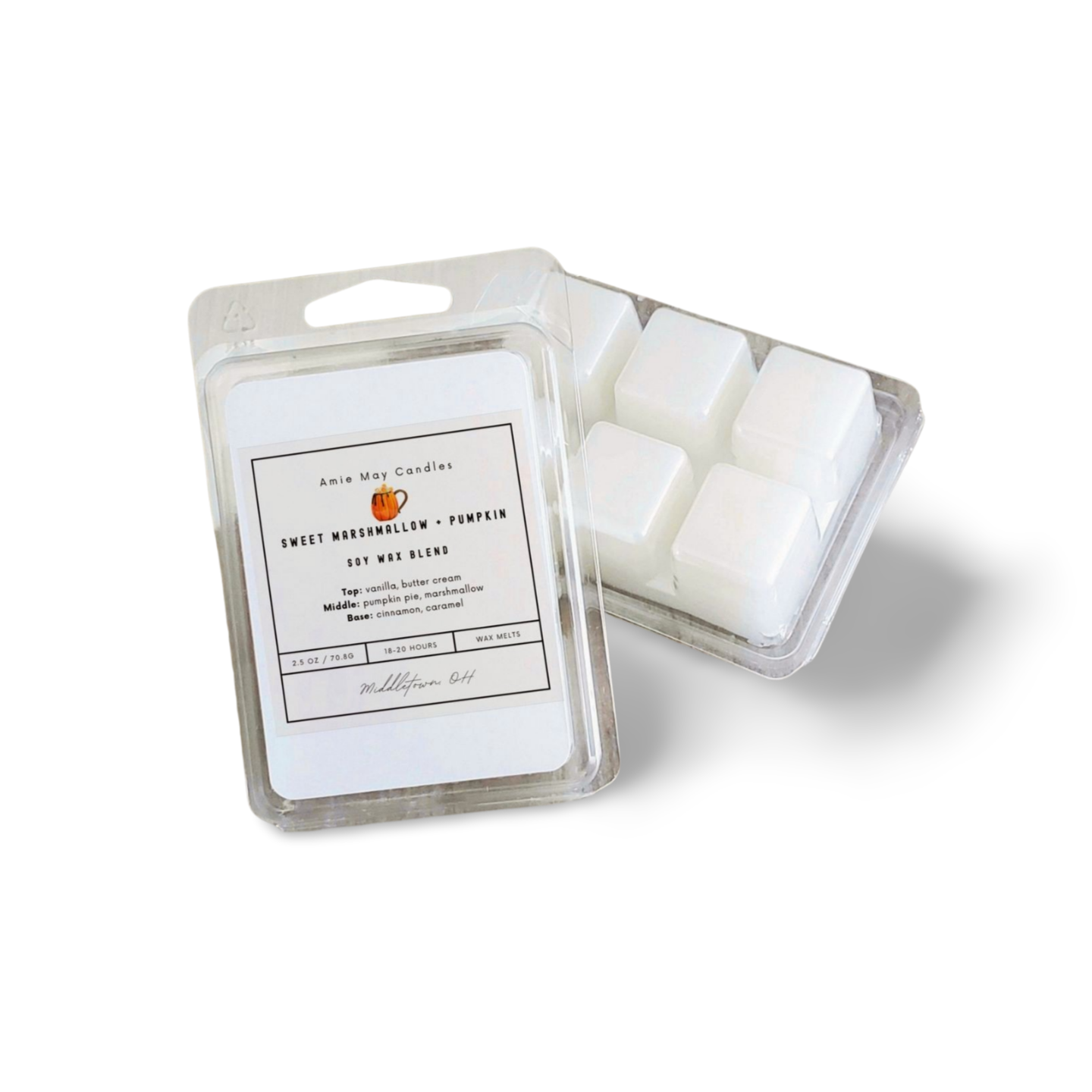 Sweet Marshmallow + Pumpkin Wax Melts - Wholesale 4 Pack