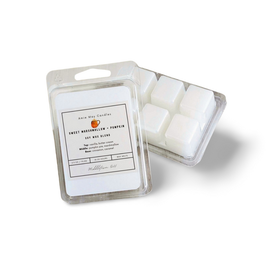 Sweet Marshmallow + Pumpkin Wax Melts - Wholesale 4 Pack